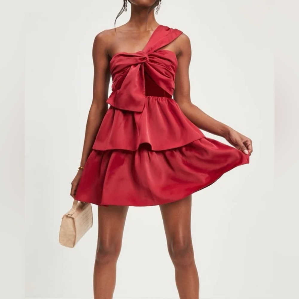 Endless Rose Red Layered Mini Dress